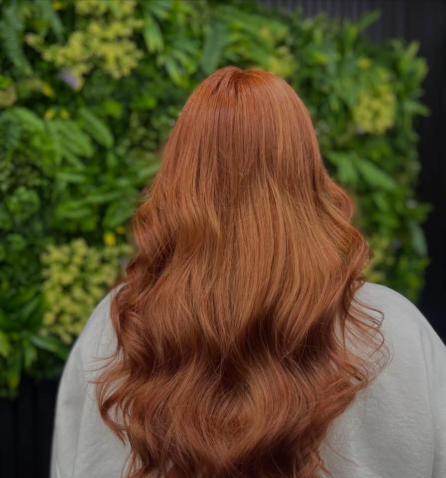 Warme Kupfercoloration, Ergebnis bei MJ Art of Hair